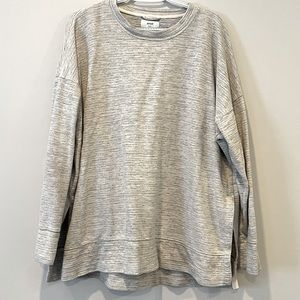 Aerie summer desert sweatshirt in medium heather gray